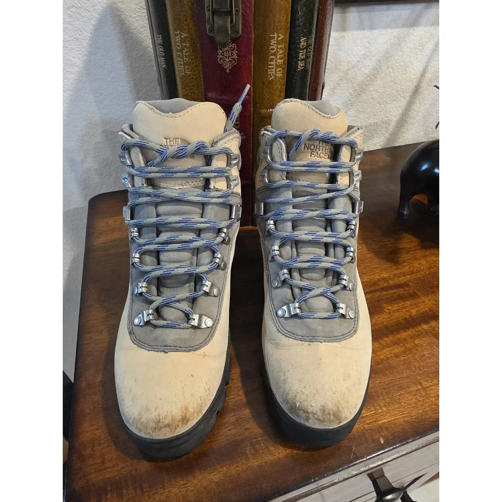 NorthFace X2  Hiking Leather Boots Size: Lady 7  Color:‎ Tan Tone